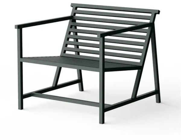 NINE 19 Outdoors Lounge Fåtölj Grön